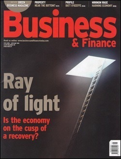 นิตยสาร Business & Finance พฤษภาคม 2010