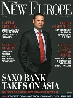 Revista The New Europe Magazine, de abril a mayo de 2011