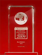 World Finance Awards 2009 - The Best Broker in Asia